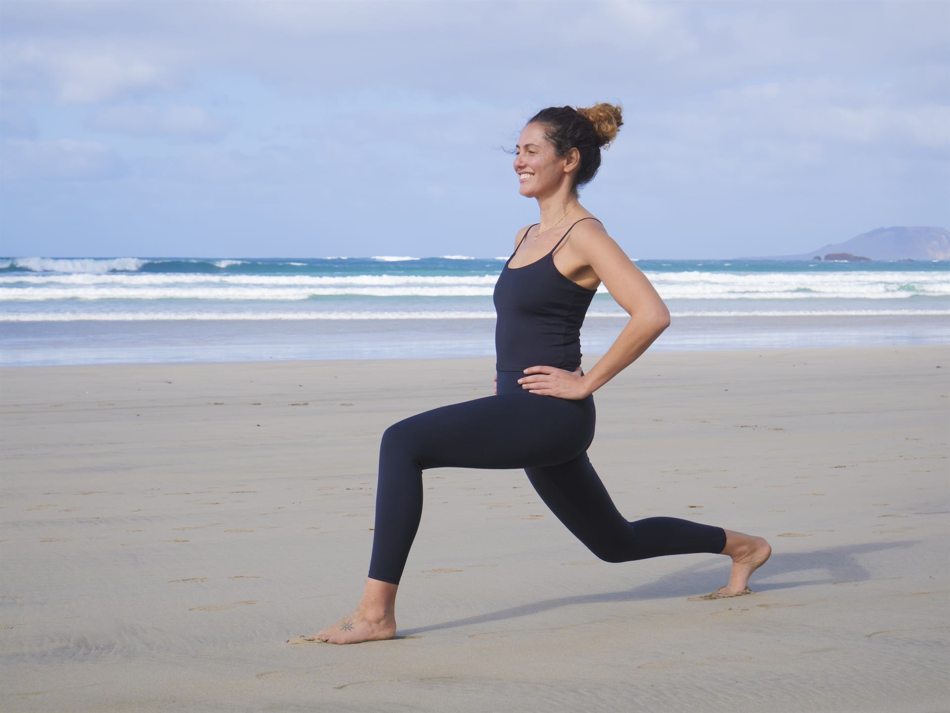 Standing split practice